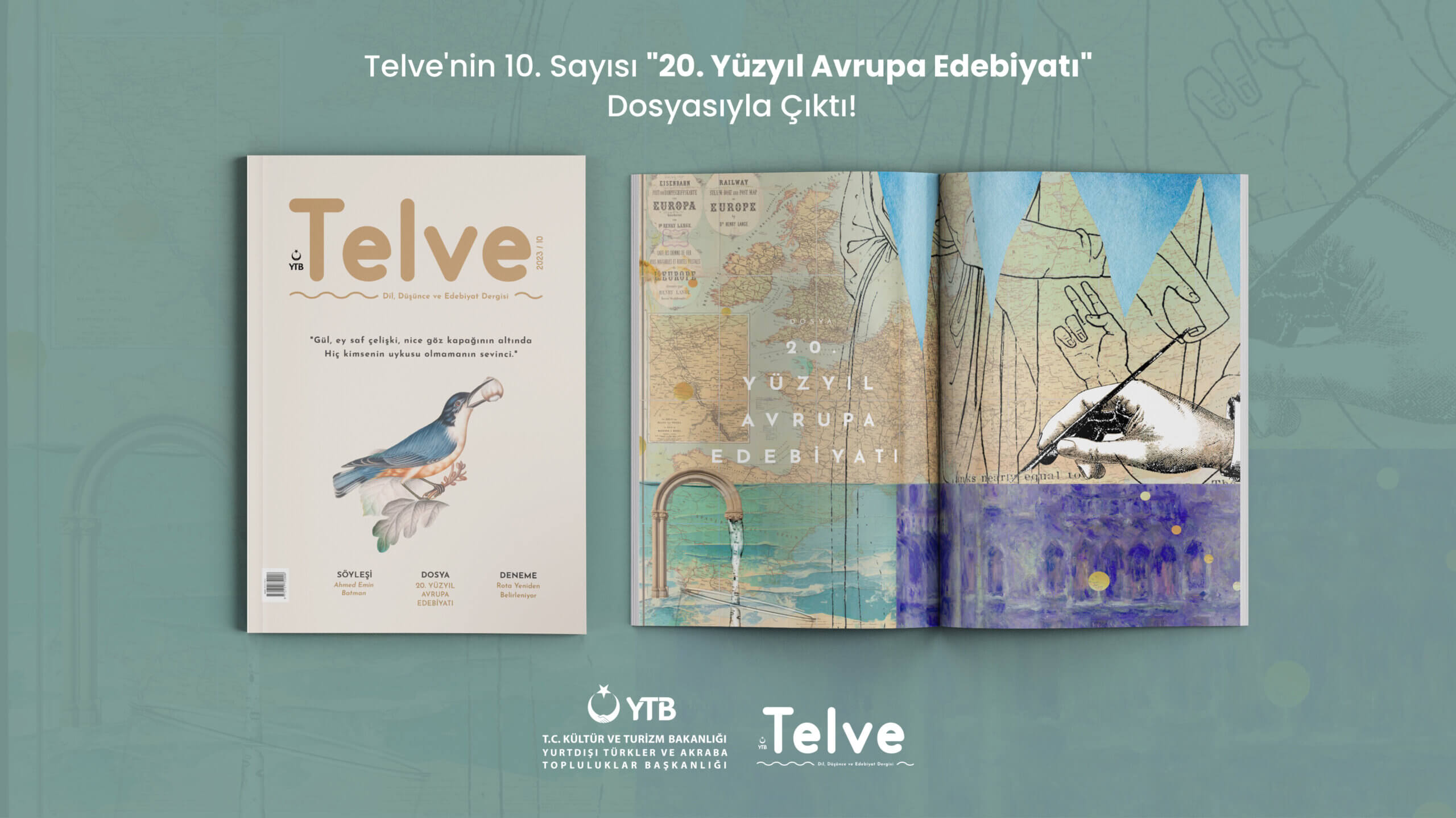 Telve’nin 10. Sayısı “20. Yüzyıl Avrupa Edebiyatı” Dosyasıyla Çıktı!