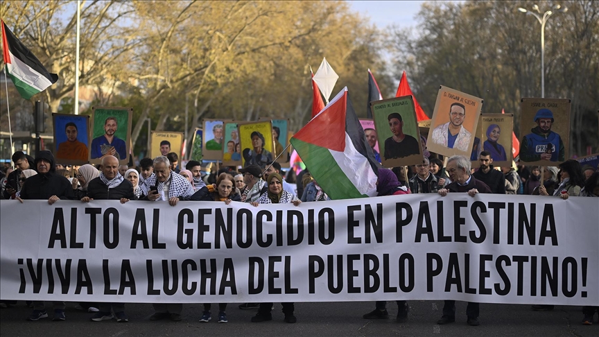 Avrupa’da İsrail’in Gazze, İran ve Lübnan’a yönelik saldırıları protesto edildi