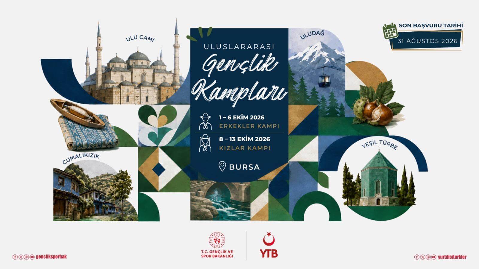 Uluslararası Gençlik Kampları Başvuruları Başladı!