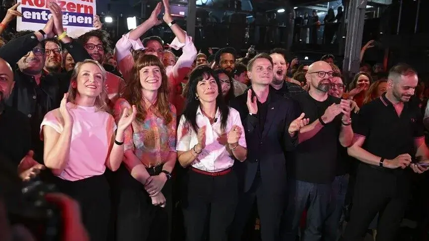 Almanya’da Berlin eyalet meclisi seçiminde başbakanlığa Elif Eralp’i aday gösteren Sol Parti önde