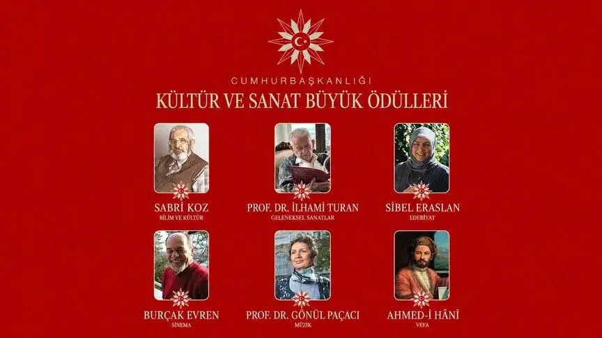 2026 Cumhurbaşkanlığı Kültür ve Sanat Büyük Ödülleri’nin sahipleri belli oldu